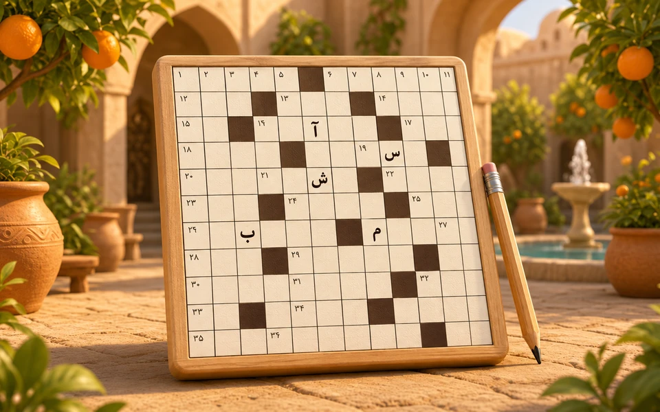 کاور بازی جدول کلمات کلاسیک